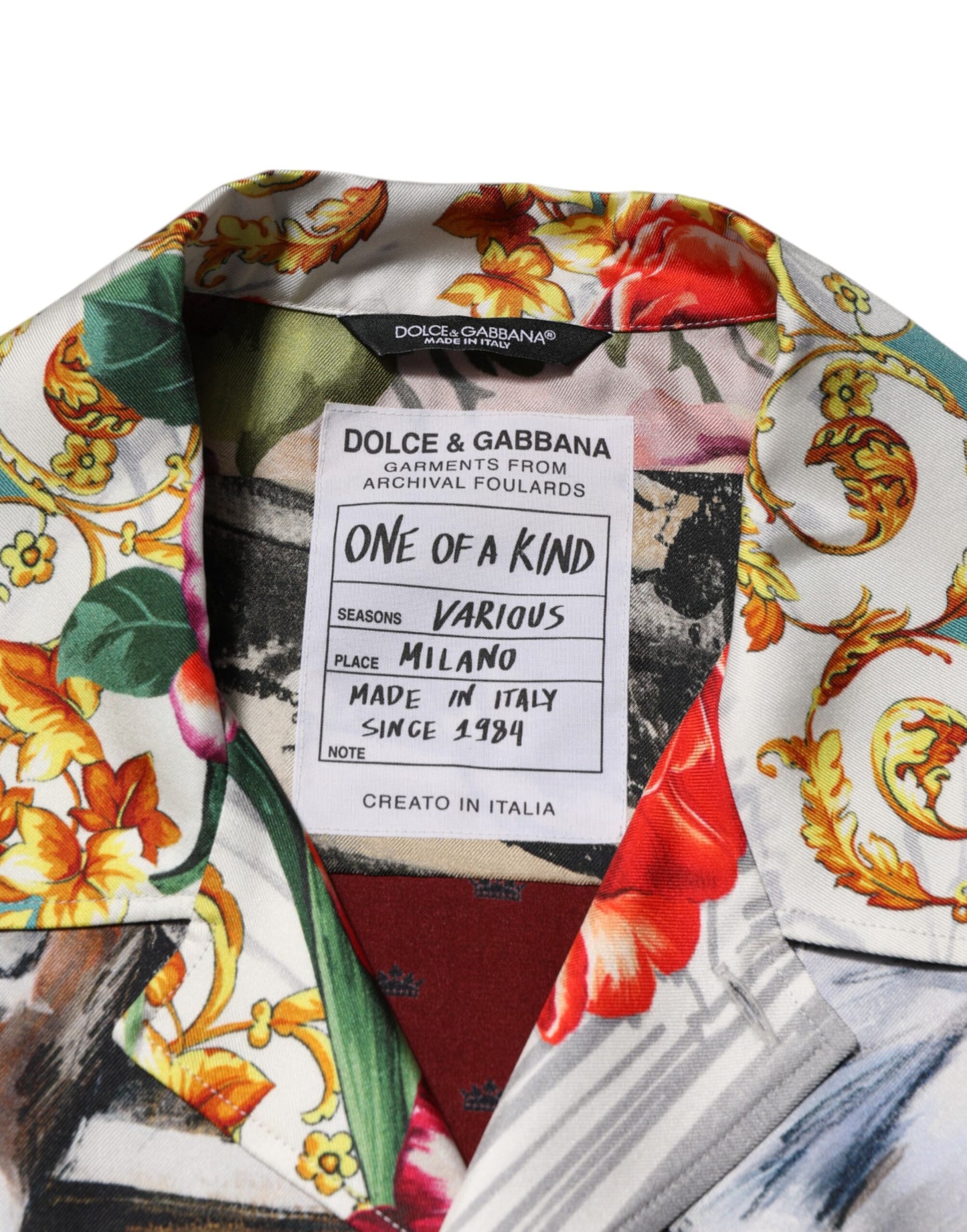 Dolce &amp; Gabbana Hawaii-Freizeithemd mit mehrfarbigem Muschel-Print
