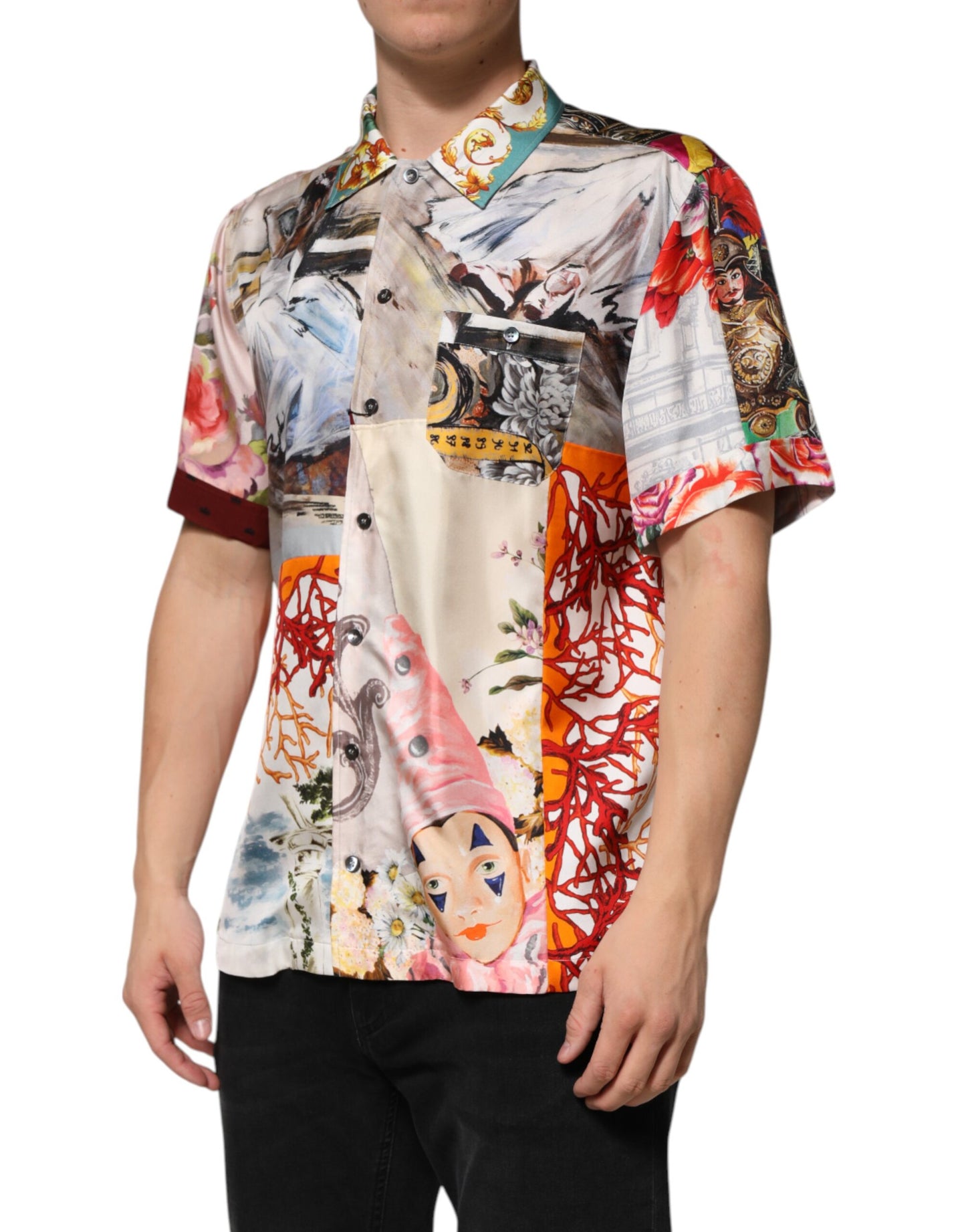 Dolce &amp; Gabbana Hawaii-Freizeithemd mit mehrfarbigem Muschel-Print