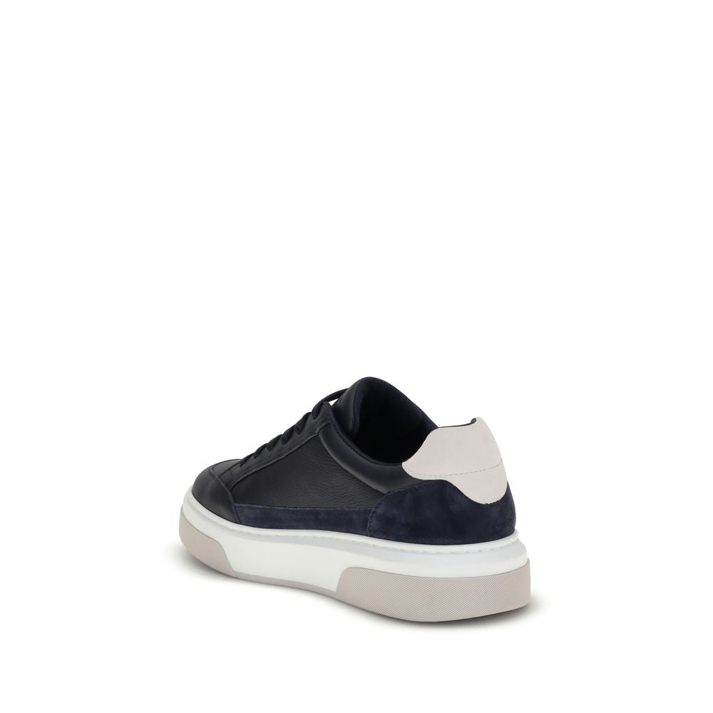 Ferragamo Gancini-Sneakers aus Leder