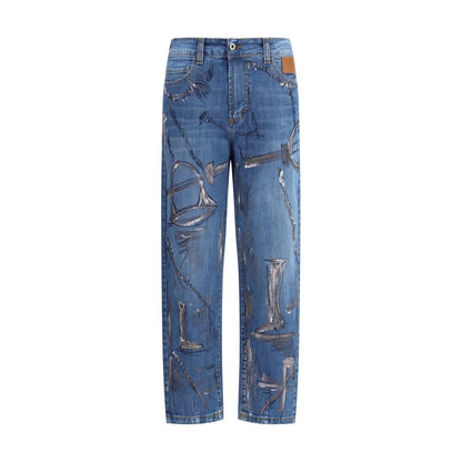Ella Blue Baumwoll-Jeans mit schmalem Schnitt