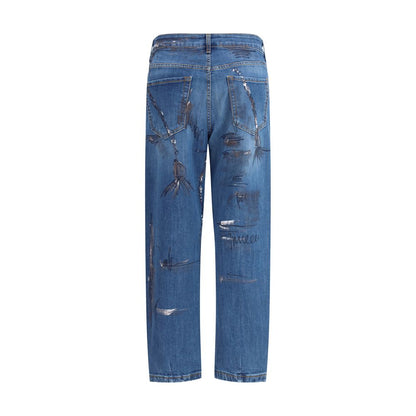 Ella Blue Baumwoll-Jeans mit schmalem Schnitt