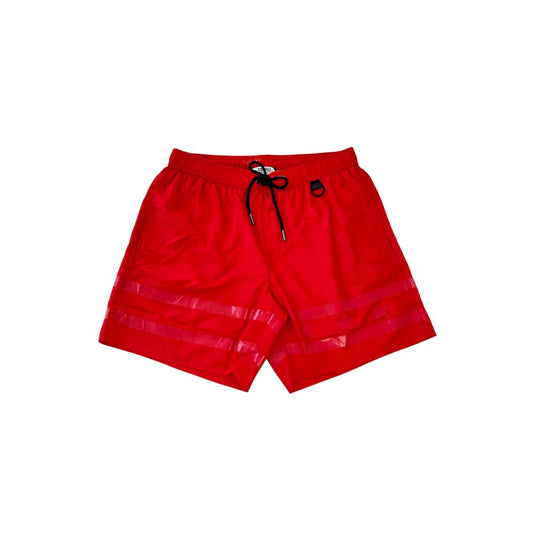 Iceberg Red Polyester Men Swim Short