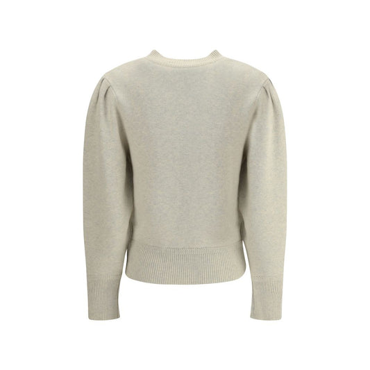 Marant Etoile Cream Cotton Sweatshirt