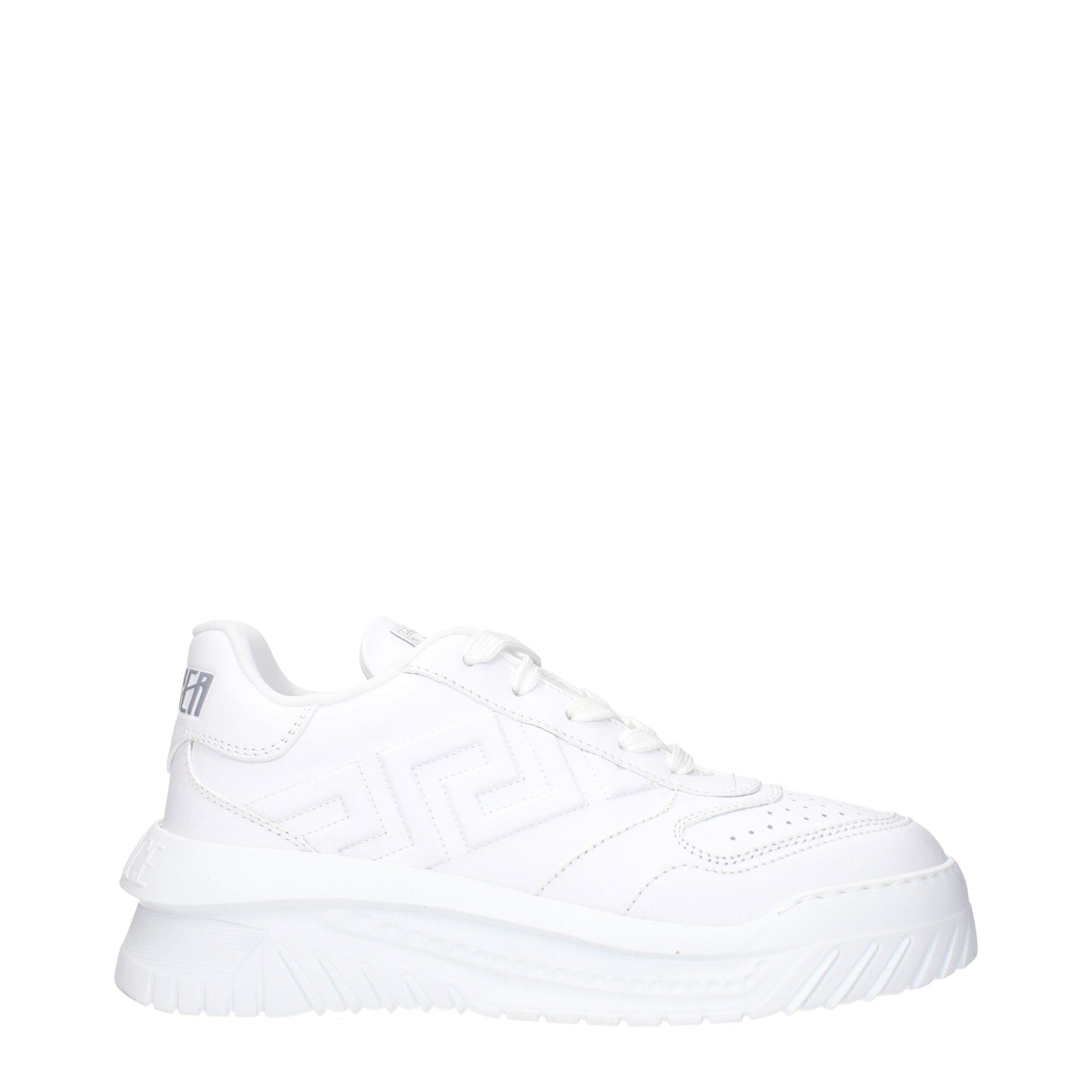 Weiße Ledersneaker von Versace