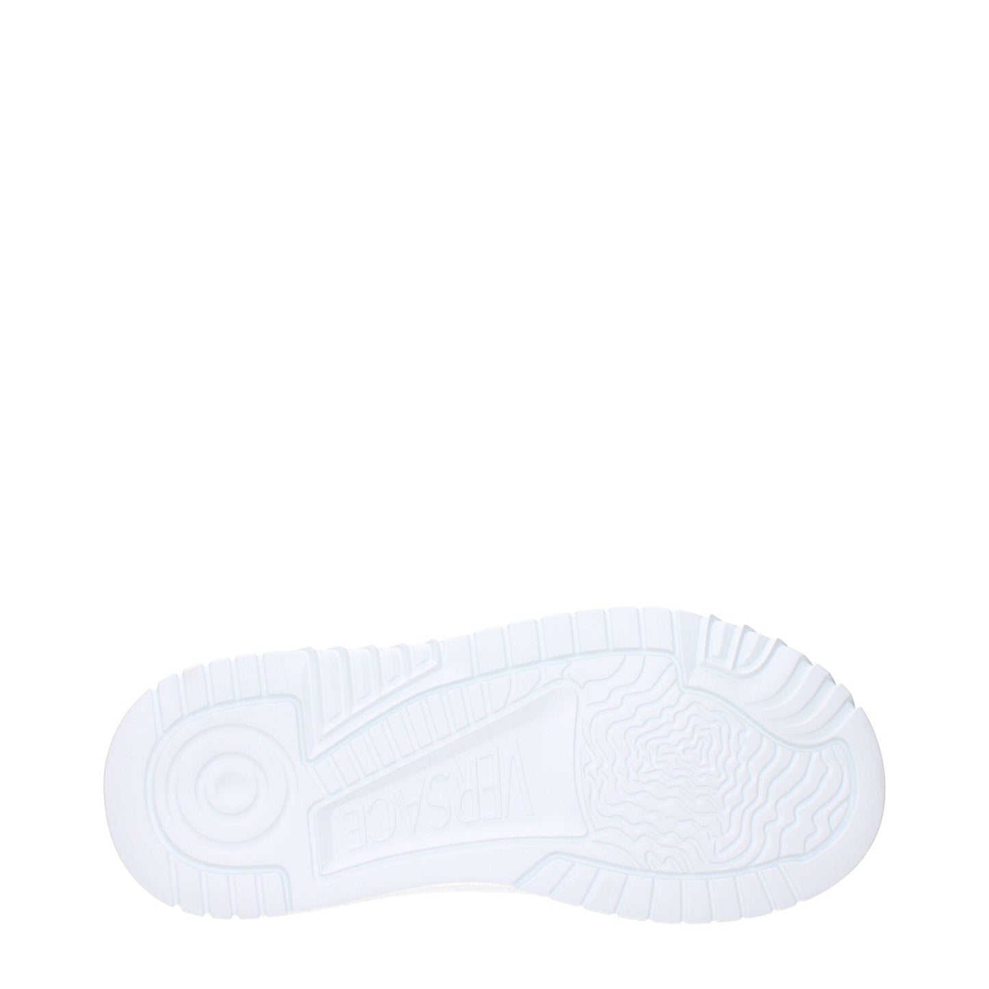Weiße Ledersneaker von Versace