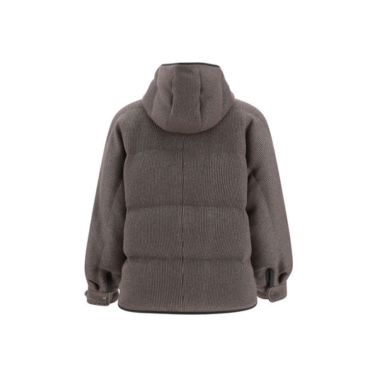 Brunello Cucinelli Lurex Daunenjacke