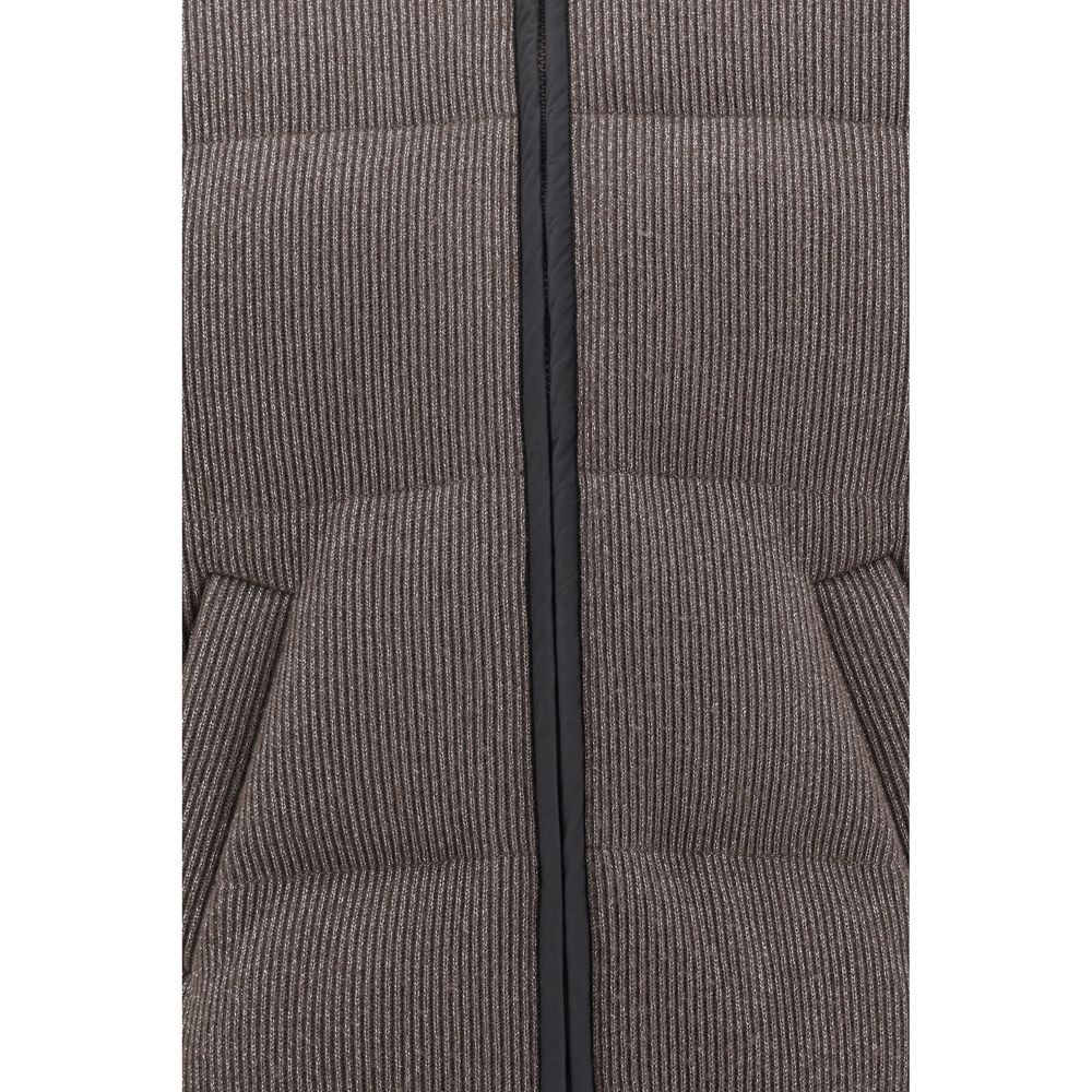 Brunello Cucinelli Lurex Daunenjacke