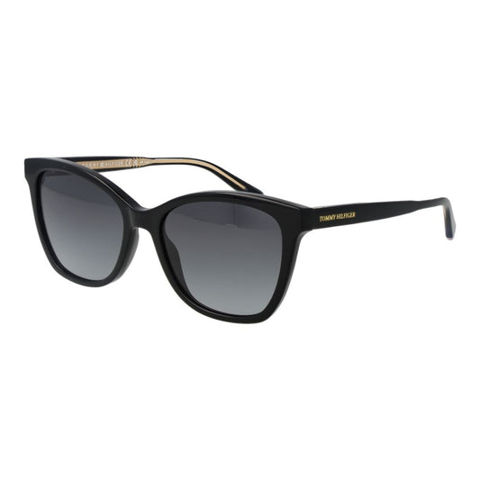 Tommy Hilfiger Schwarze Acetat-Sonnenbrille