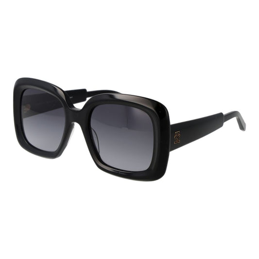 Tommy Hilfiger Schwarze Acetat-Sonnenbrille