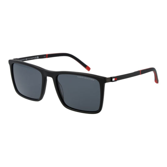 Tommy Hilfiger Schwarze Acetat-Sonnenbrille