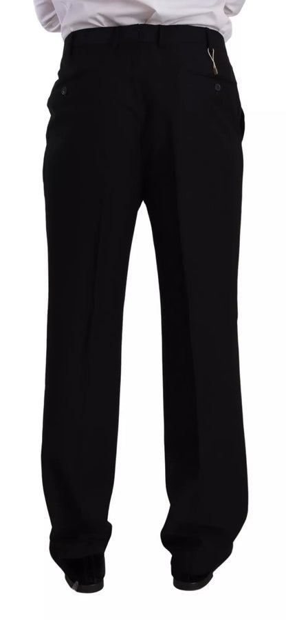 Domenico Tagliente – Blauer, einreihiger, formeller, zweiteiliger Anzug aus Polyester