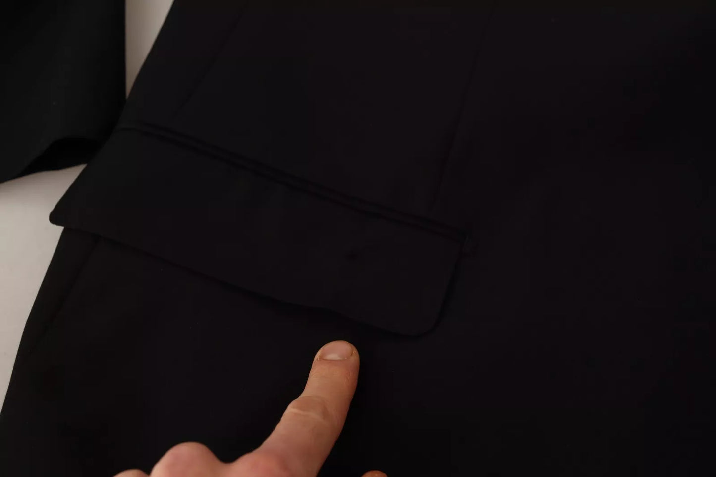 Domenico Tagliente – Blauer, einreihiger, formeller, zweiteiliger Anzug aus Polyester