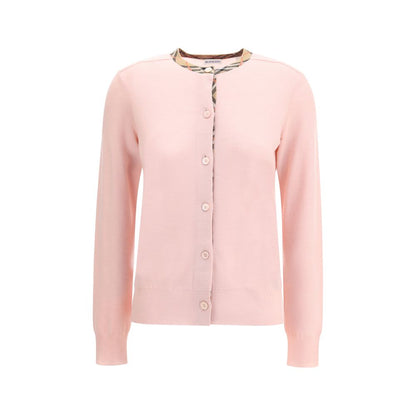 Burberry – Strickjacke aus Wolle mit Karomuster