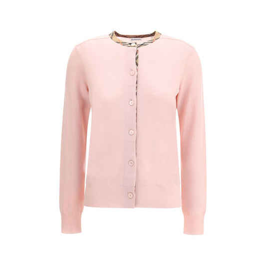 Burberry – Strickjacke aus Wolle mit Karomuster