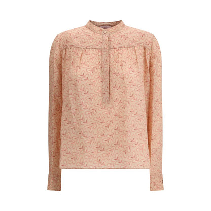 Kristina Ti Hemd mit Multicolor-Seidenmuster