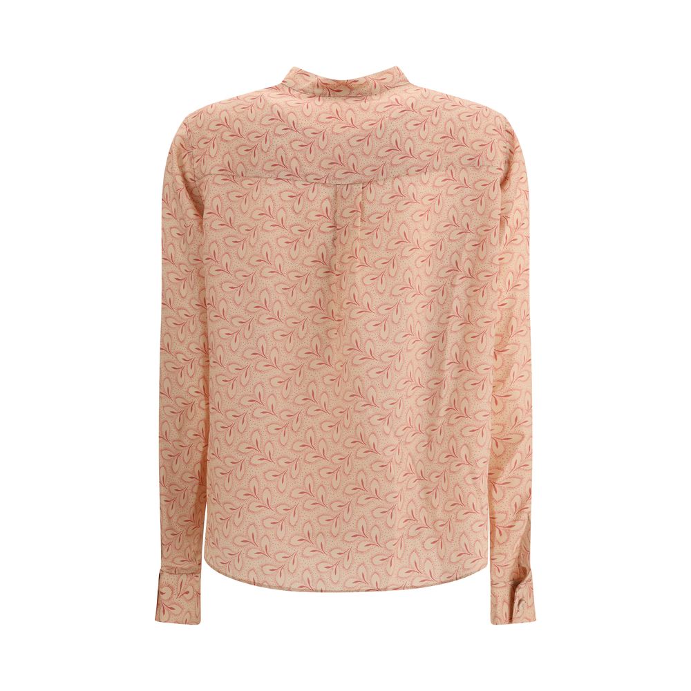 Kristina Ti Hemd mit Multicolor-Seidenmuster