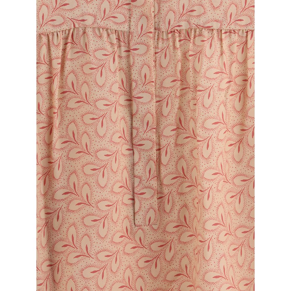 Kristina Ti Hemd mit Multicolor-Seidenmuster