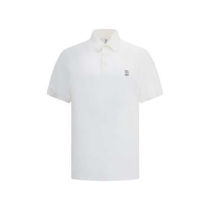 Poloshirt mit Logo von Brunello Cucinelli