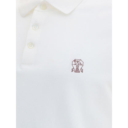 Poloshirt mit Logo von Brunello Cucinelli