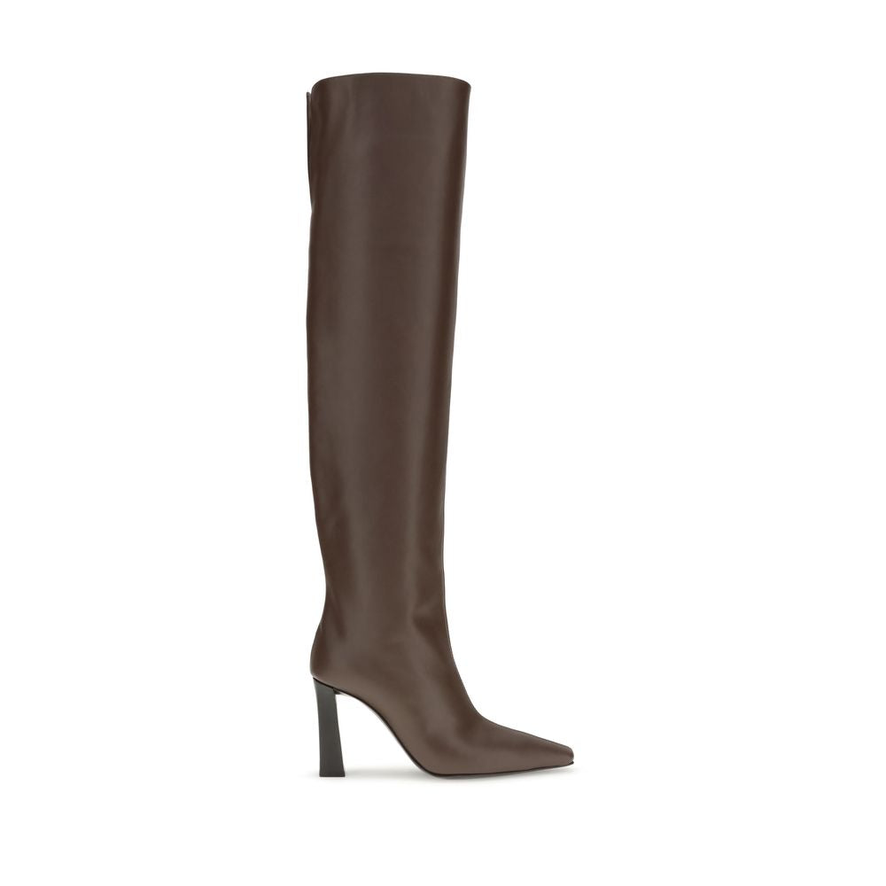 Giuseppe Zanotti Brown Leather Over The Knee