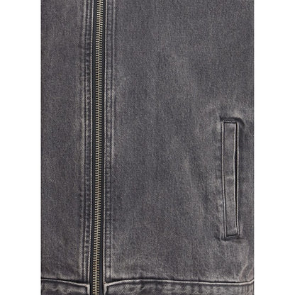 7FOR Gray Cotton Denim Jacket