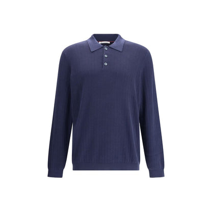 Brunello Cucinelli Blaues Baumwoll-Sweatshirt
