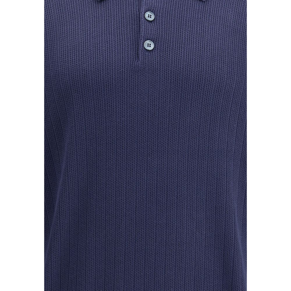 Brunello Cucinelli Blaues Baumwoll-Sweatshirt