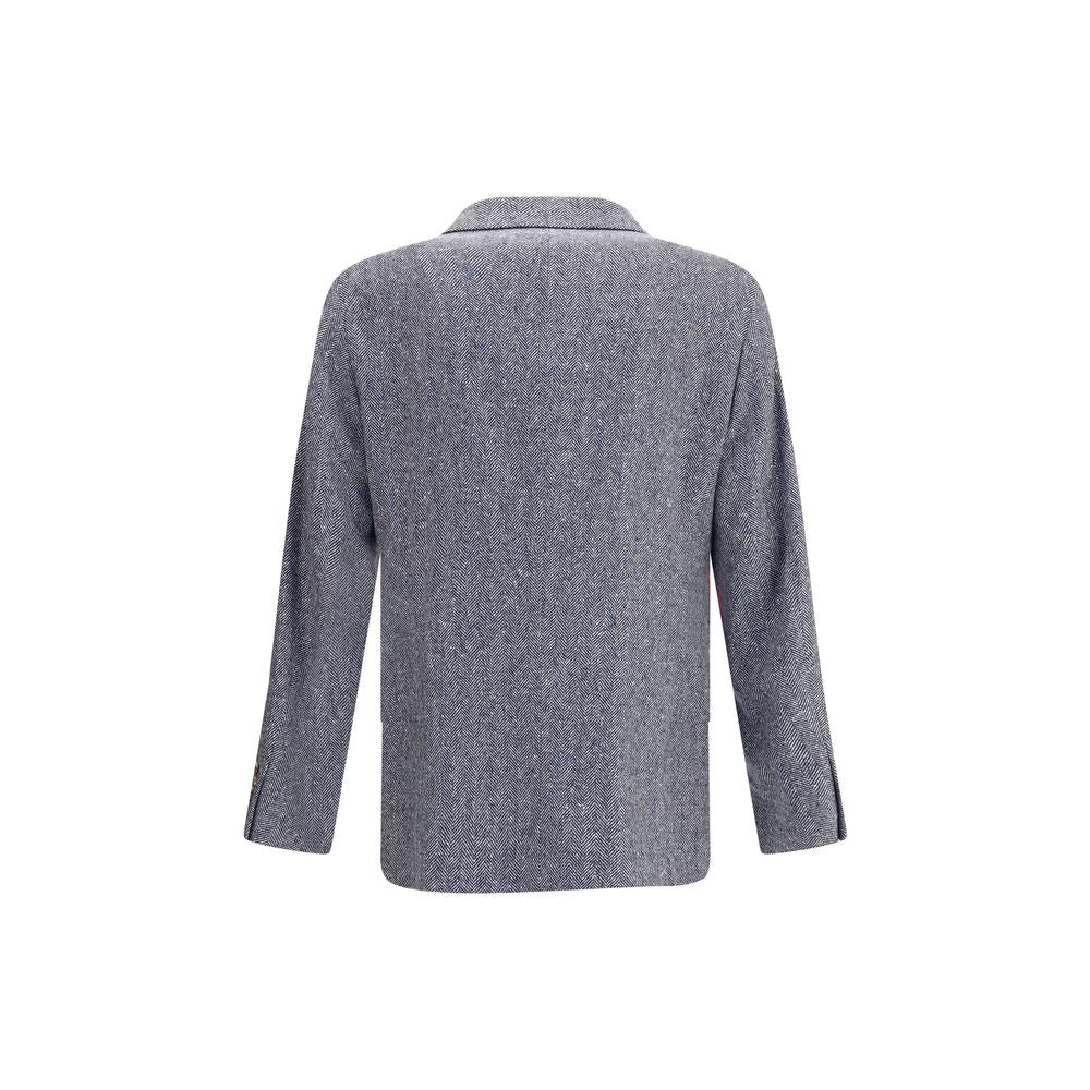 Brunello Cucinelli Blauer Wollblazer