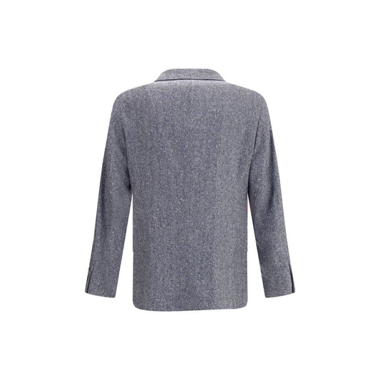 Brunello Cucinelli Blauer Wollblazer