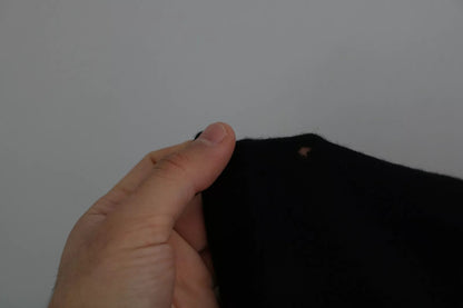 Dolce &amp; Gabbana – Schwarzer Kaschmirpullover mit Rundhalsausschnitt