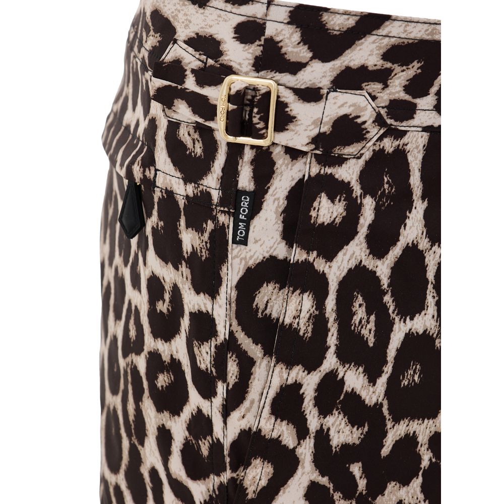 Tom Ford Mehrfarbige Polyester-Badeshorts