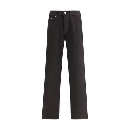 Lockere Jeans mit Sonnenblumen-Print