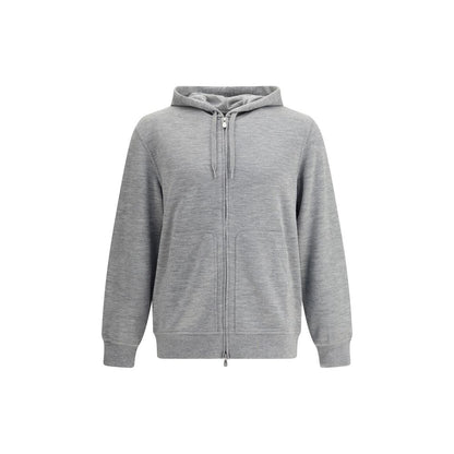 Brunello Cucinelli Graues Kaschmir-Sweatshirt