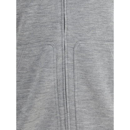Brunello Cucinelli Graues Kaschmir-Sweatshirt