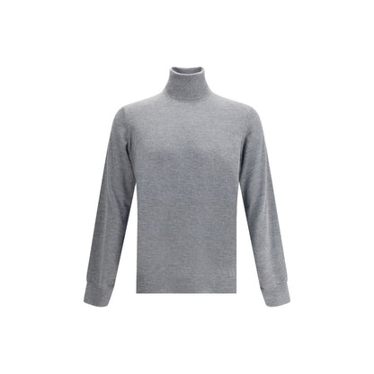 Brunello Cucinelli Grauer Kaschmir-Pullover aus Kaschmir