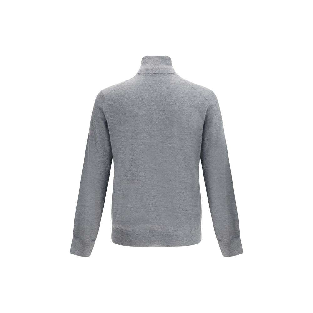 Brunello Cucinelli Grauer Kaschmir-Pullover aus Kaschmir