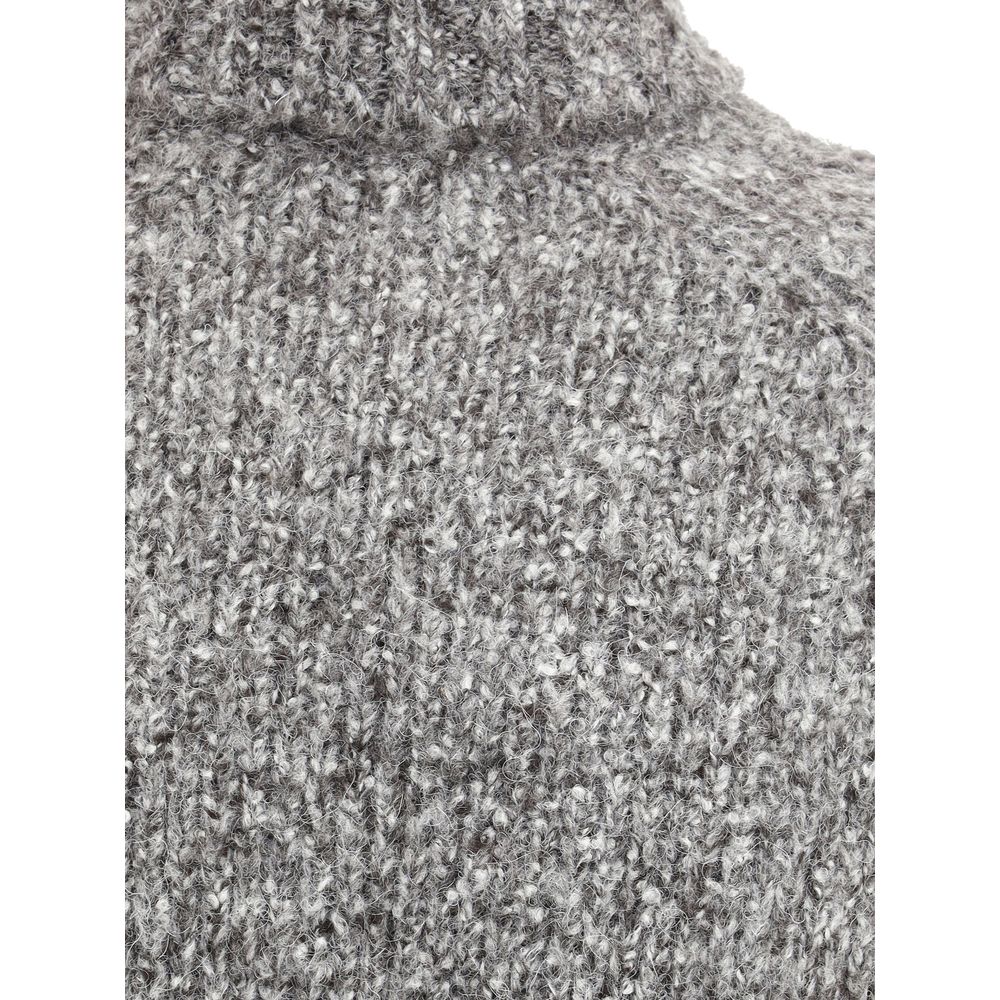 Brunello Cucinelli Rollkragenpullover mit Knöpfen