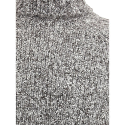 Brunello Cucinelli Rollkragenpullover mit Knöpfen