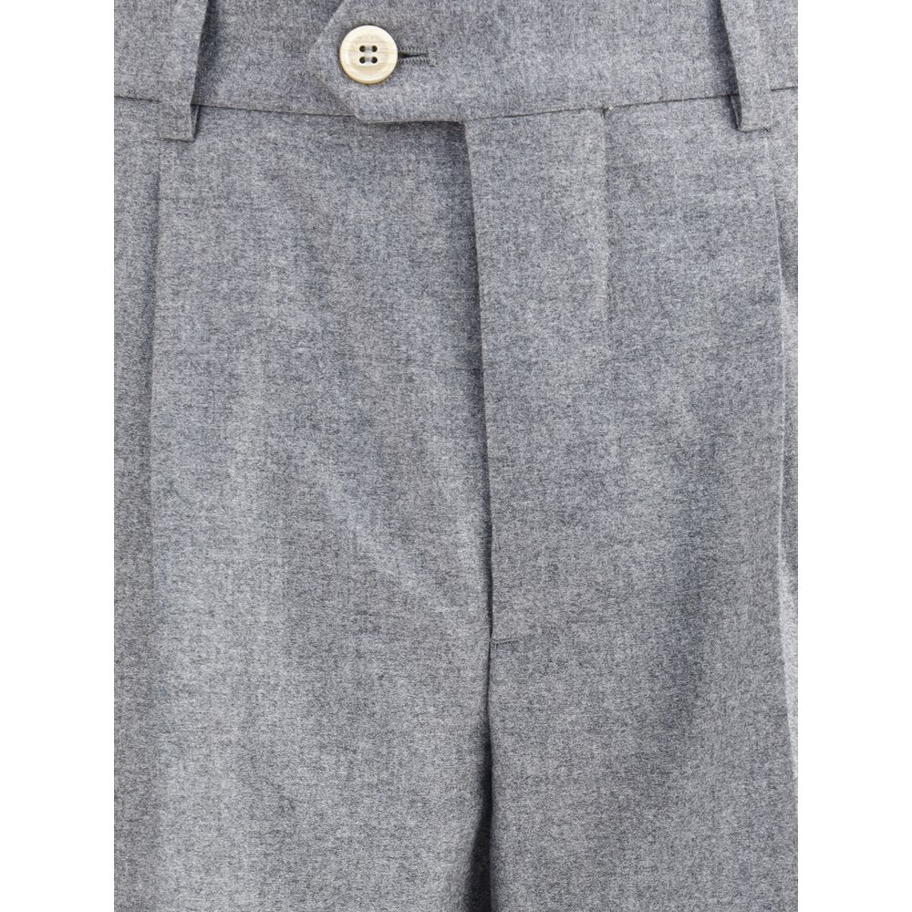 Brunello Cucinelli Hose aus Kaschmir-Seidenflanell