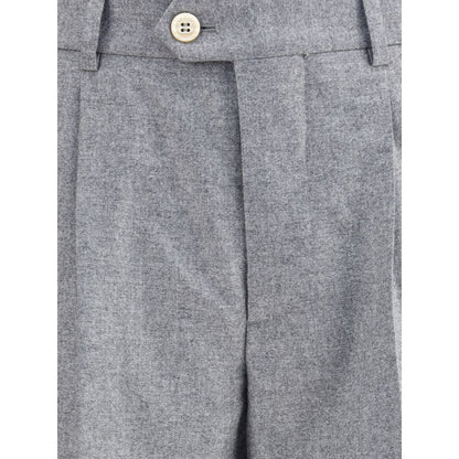 Brunello Cucinelli Hose aus Kaschmir-Seidenflanell
