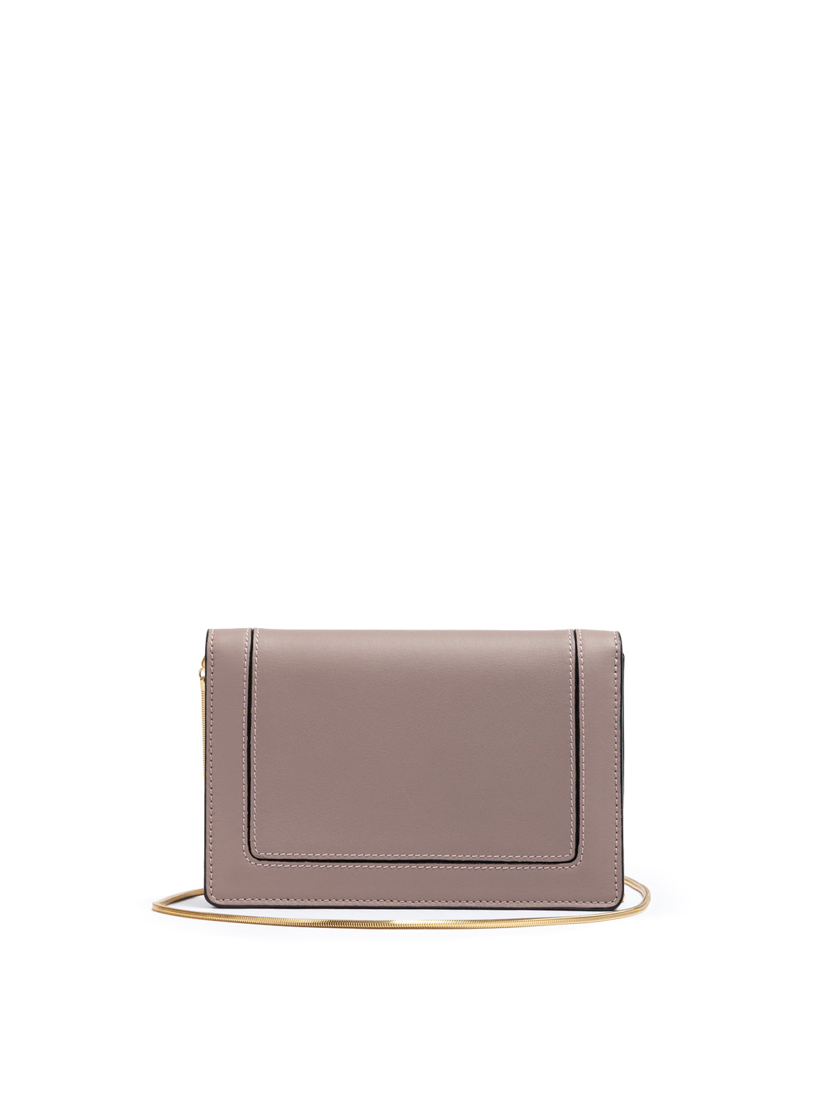 Giada Puderrosa Leder Clutch