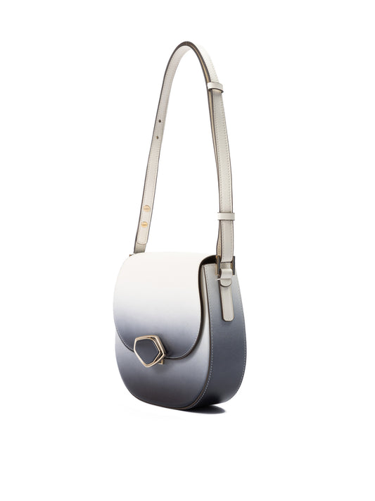 Giada Schultertasche aus zweifarbigem Leder