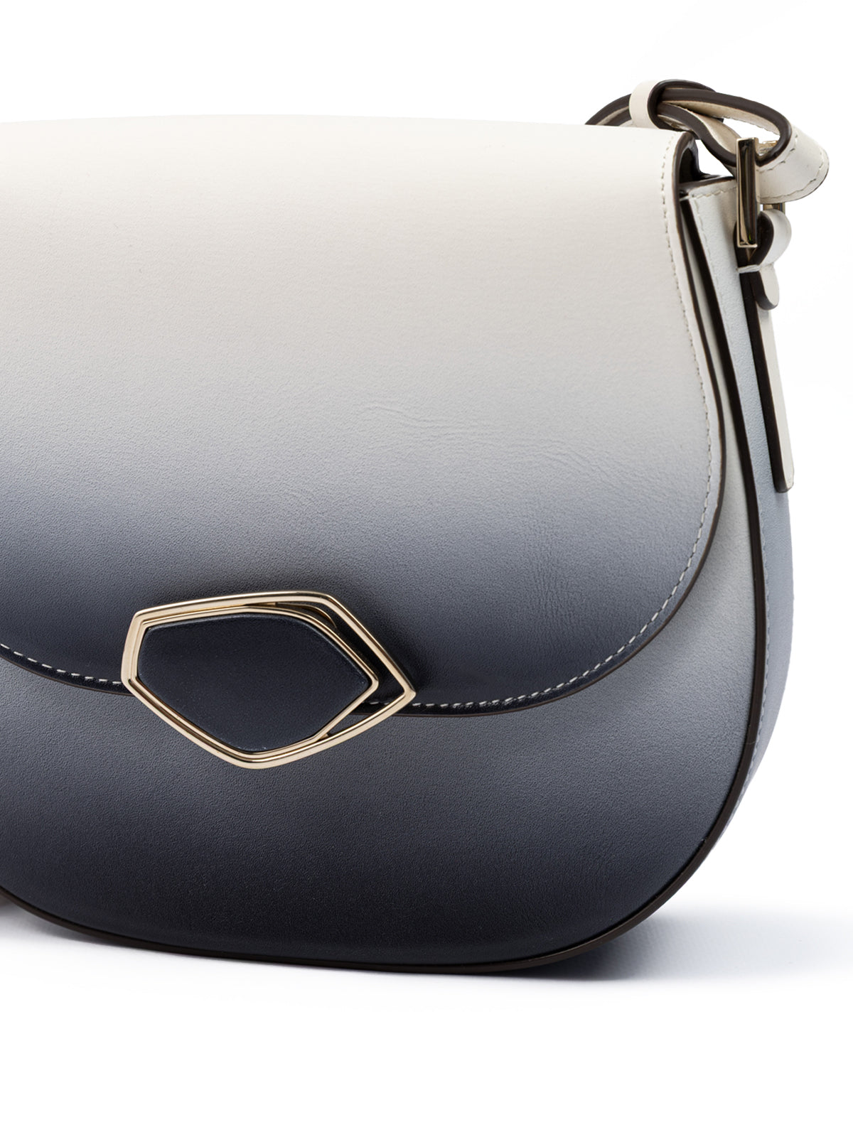 Giada Schultertasche aus zweifarbigem Leder