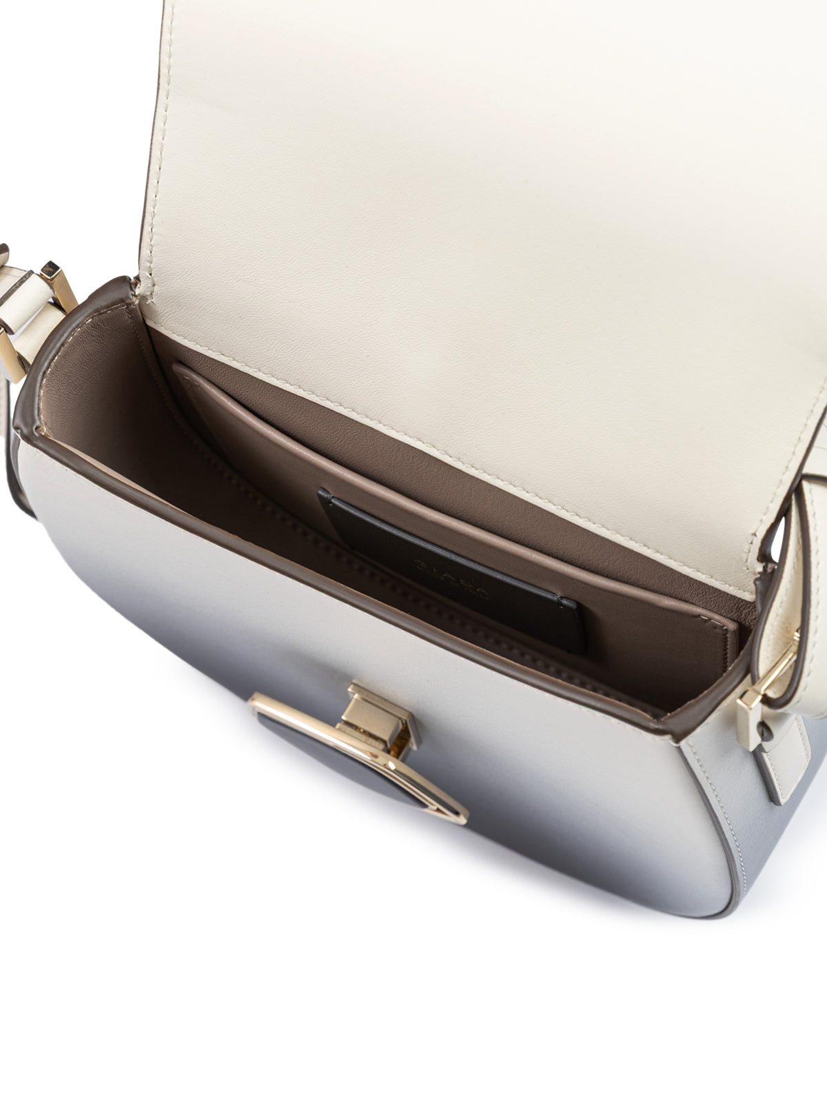 Giada Schultertasche aus zweifarbigem Leder