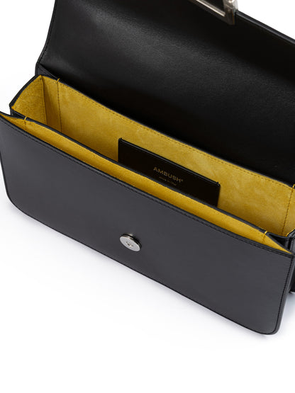 Ambush – Umhängetasche aus schwarzem Leder