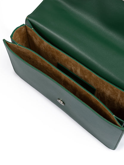 Ambush – Grüne Umhängetasche aus Leder