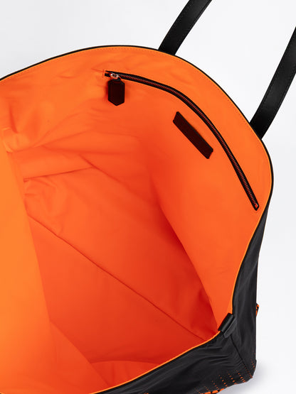 Dsquared² Zweifarbige Einkaufstasche aus Polyester mit Logo