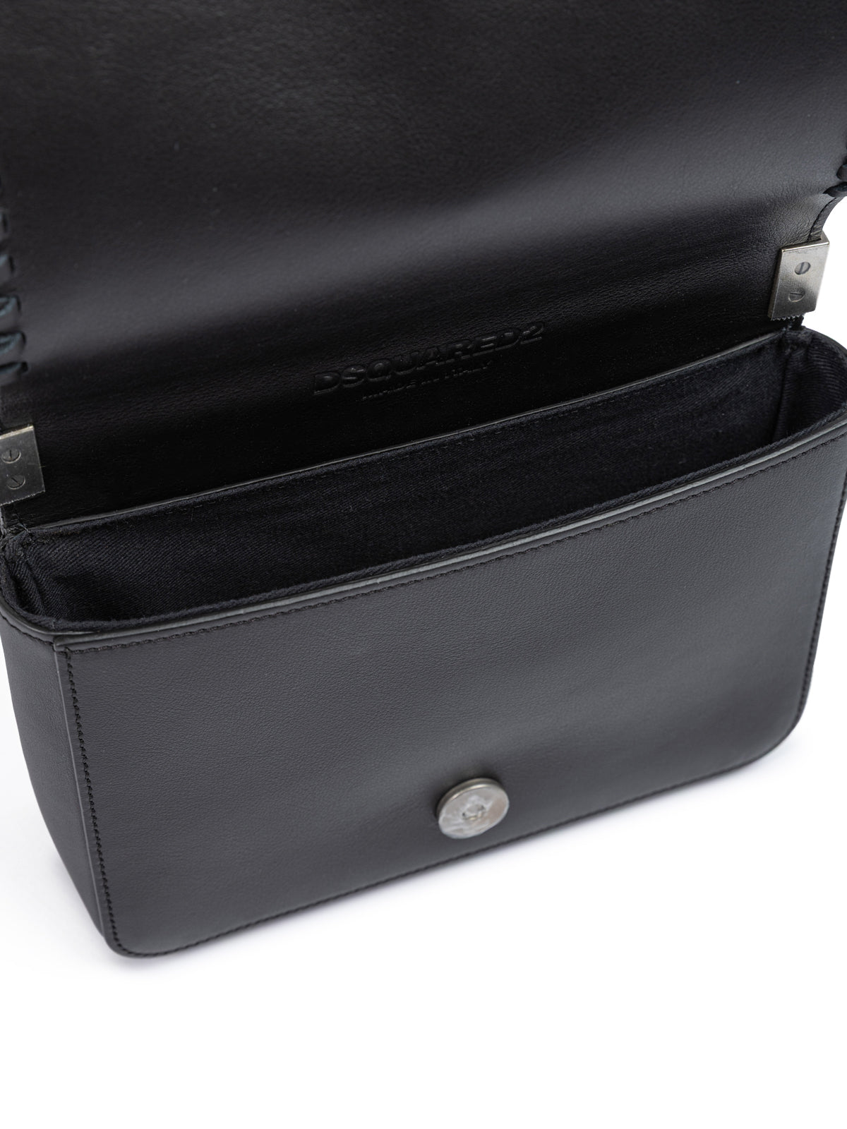 Dsquared² Schwarze Umhängetasche aus Leder