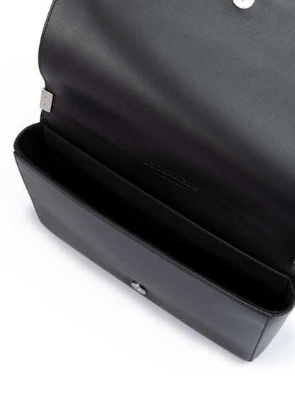 Dsquared² Schwarze Umhängetasche aus Leder