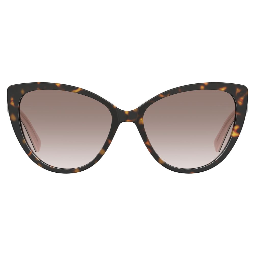 Love Moschino – Braune Acetat-Sonnenbrille